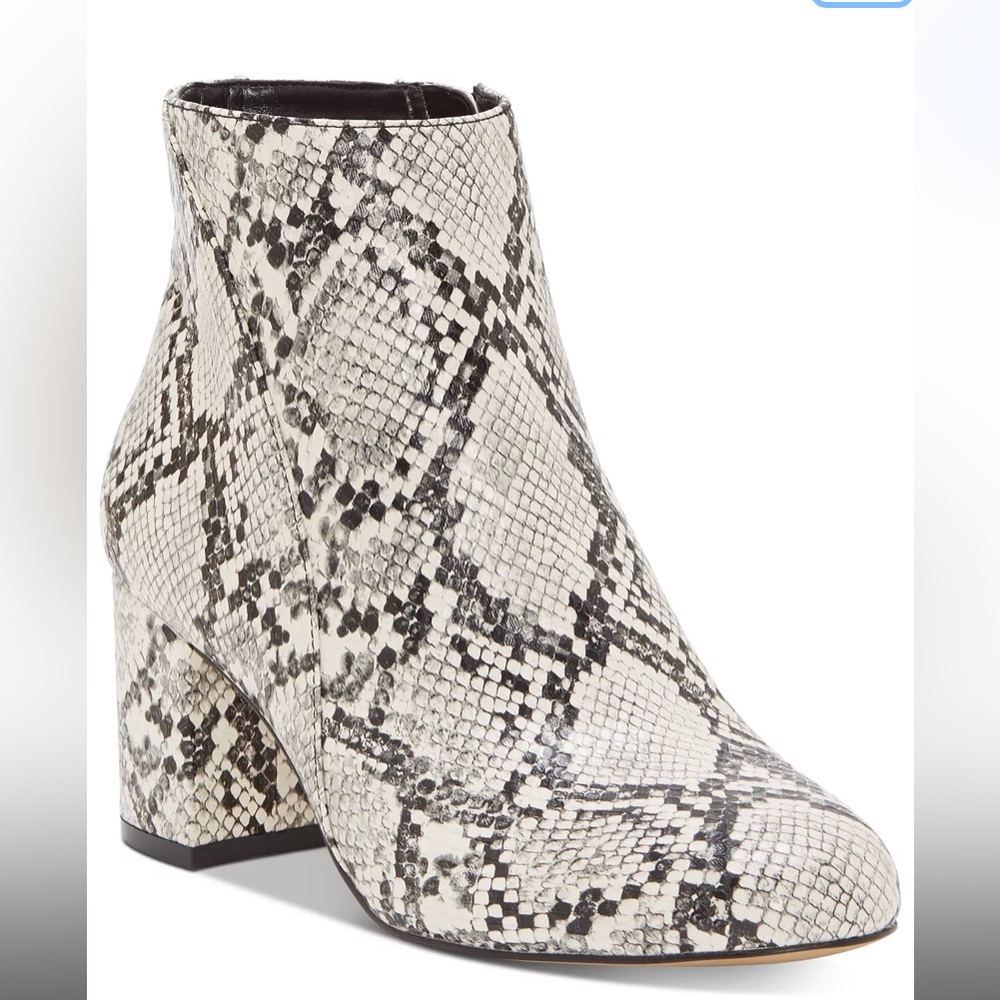 Madden girl snake skin booties